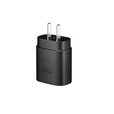 25W Type C Fast Charging Mobile Phone Charger EU US AU UK Adapter PD Function 5V/2.4A 5V/2A for Samsung S25 S24 S23 S22 A05 A15