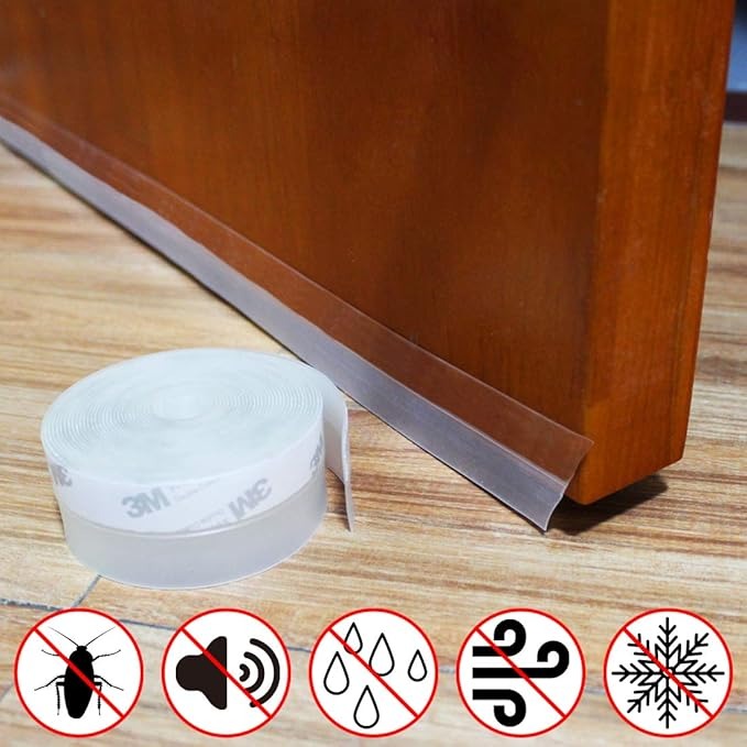 🌟 Buy 1, Get 1 FREE! 🌟 Strong Adhesive Weatherproof Strip for Doors & Windows
